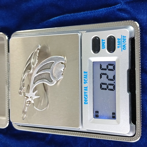 Wind Star Sterling Silver Dangle Earrings Hook Style - Picture 9 of 12